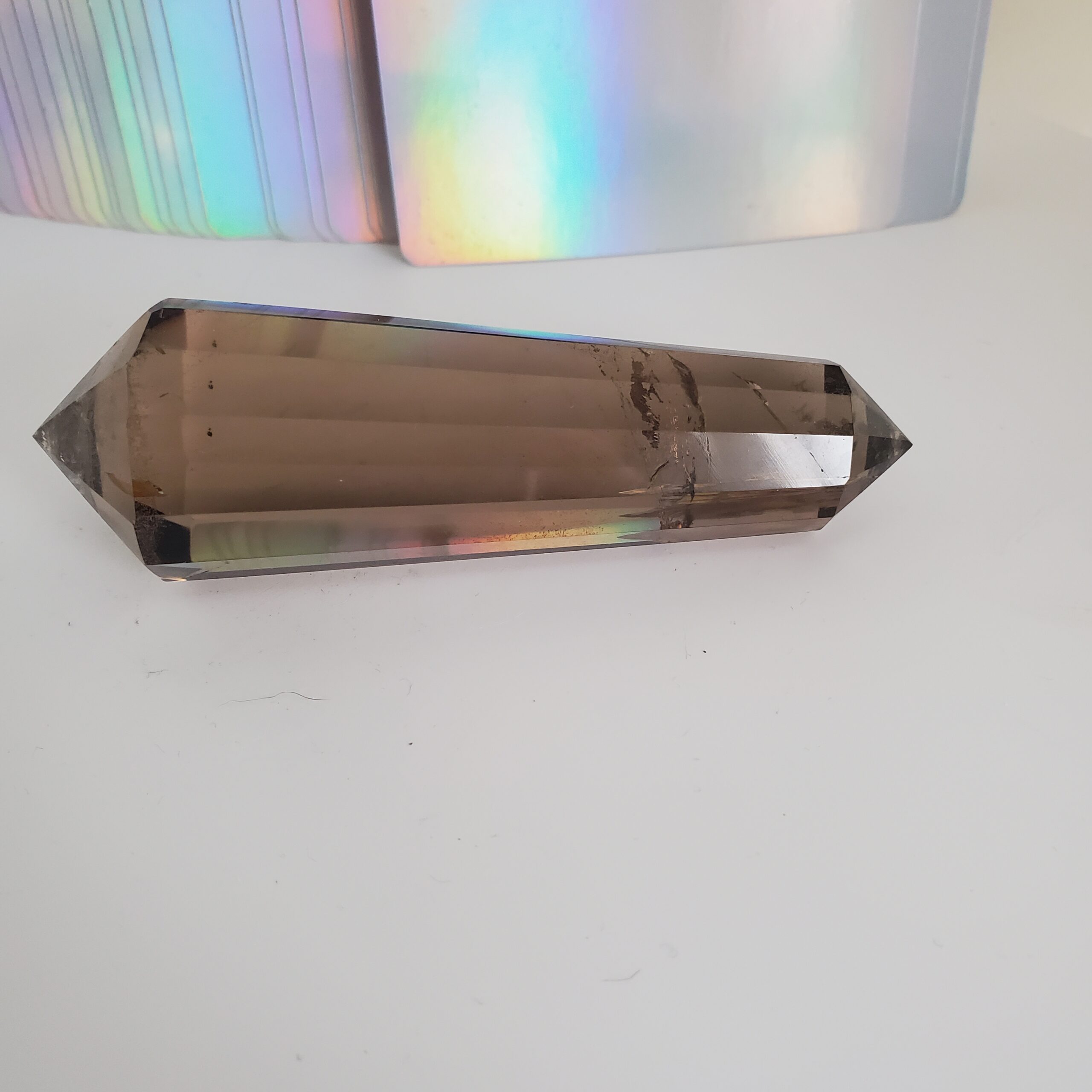 smoky quartz vogel wand #3