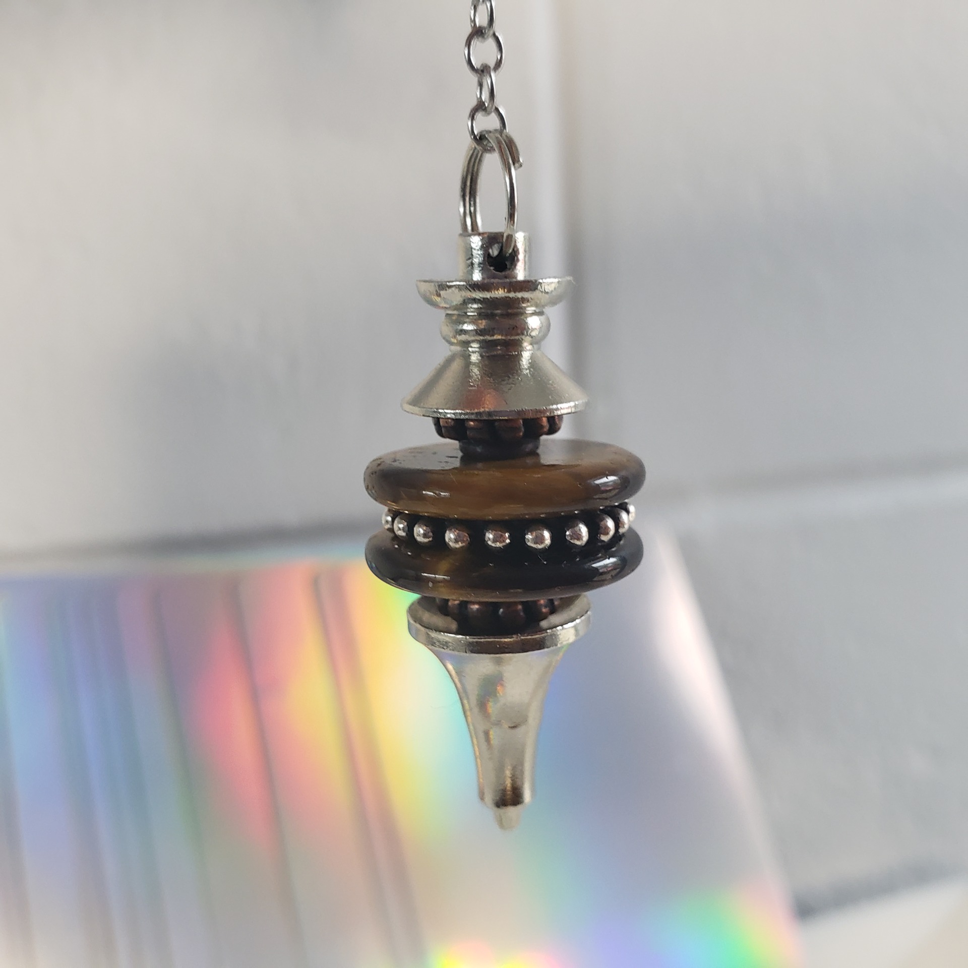 Energy Crystals Tigers Eye Pendulum 2 1