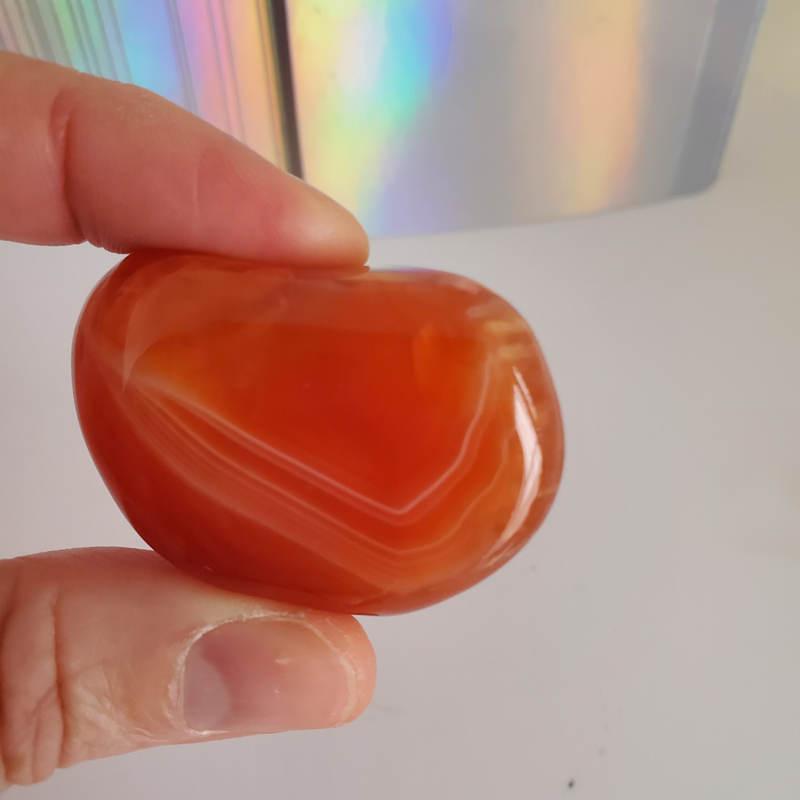 carnelian palm stone (copy)