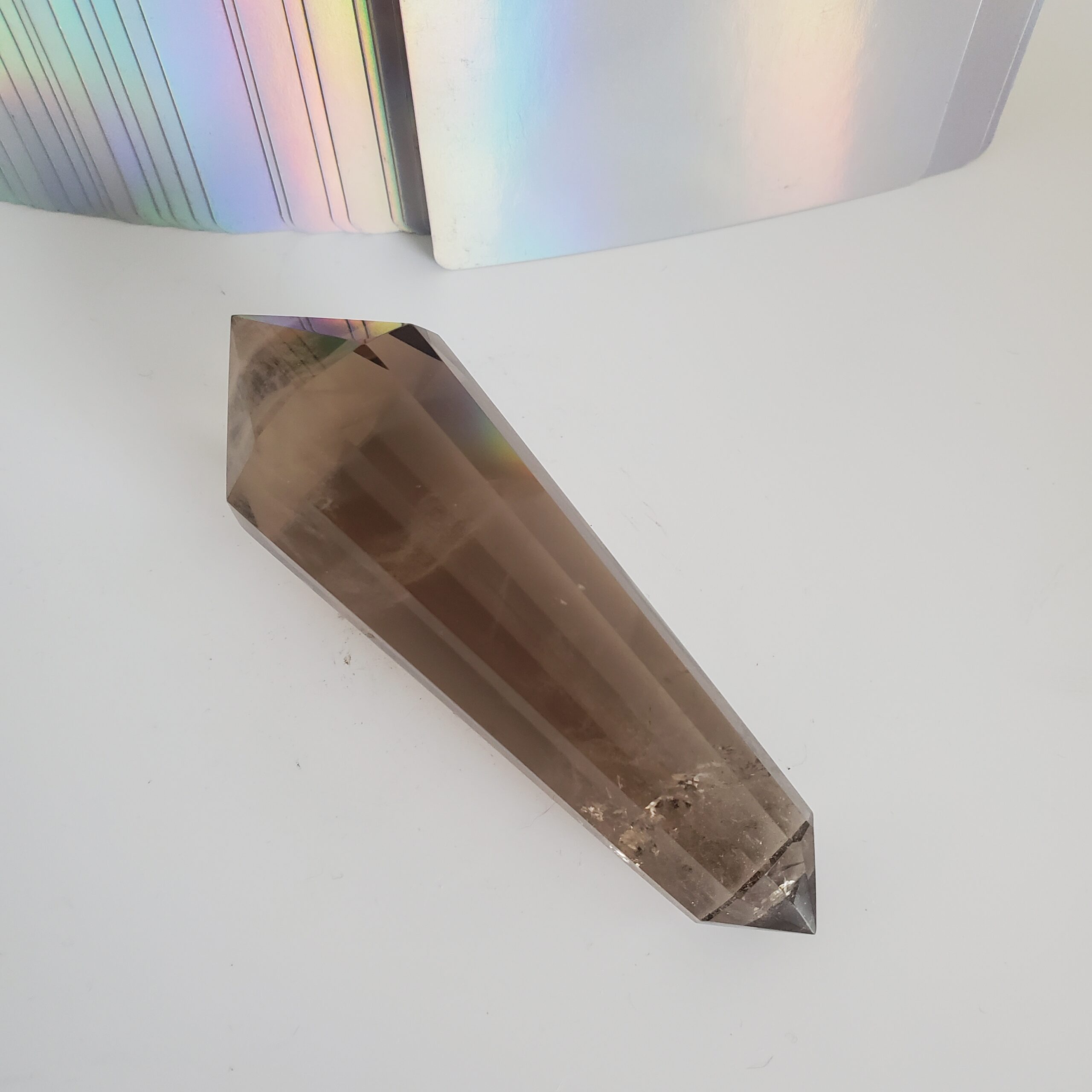 smoky quartz vogel wand #1