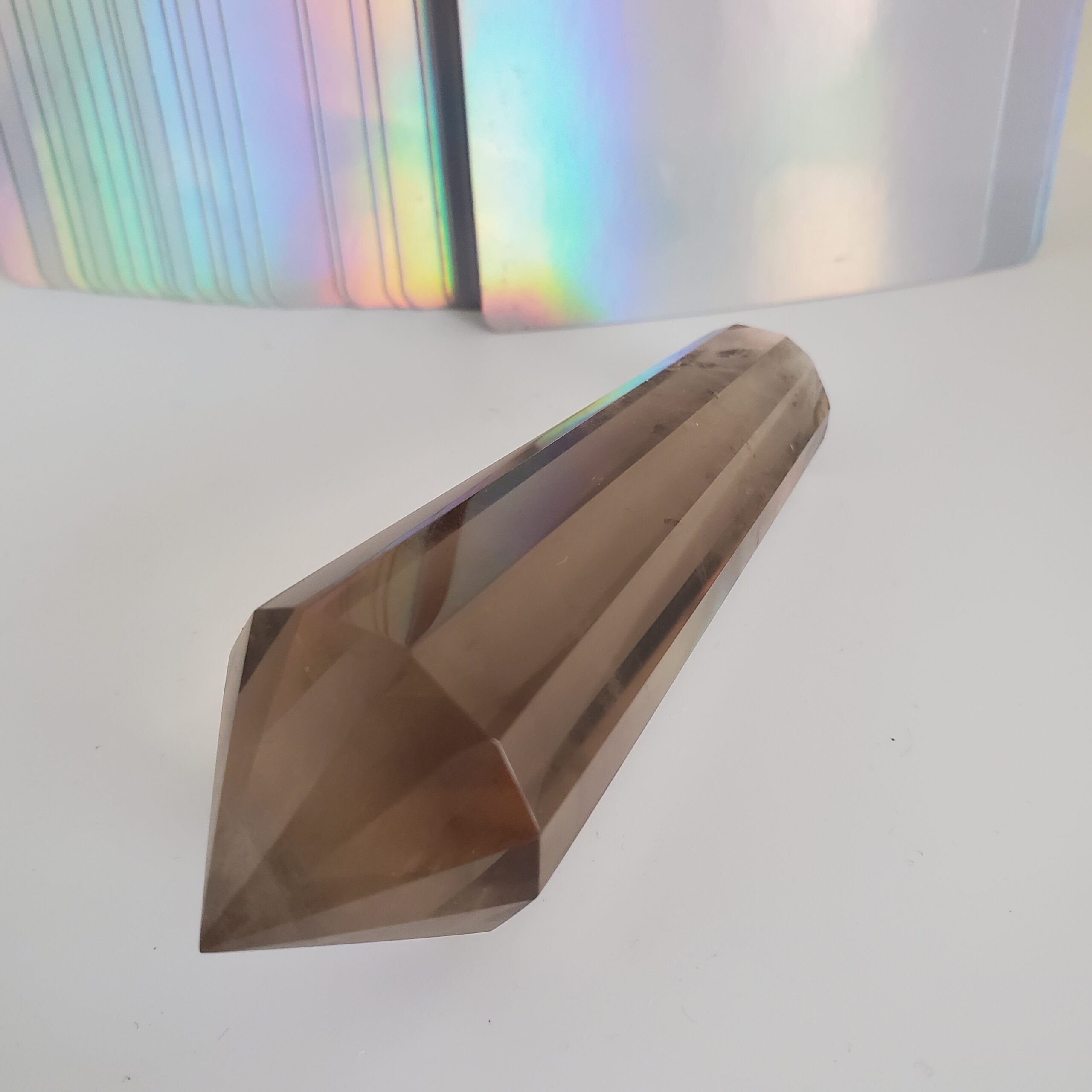 smoky quartz vogel wand #1