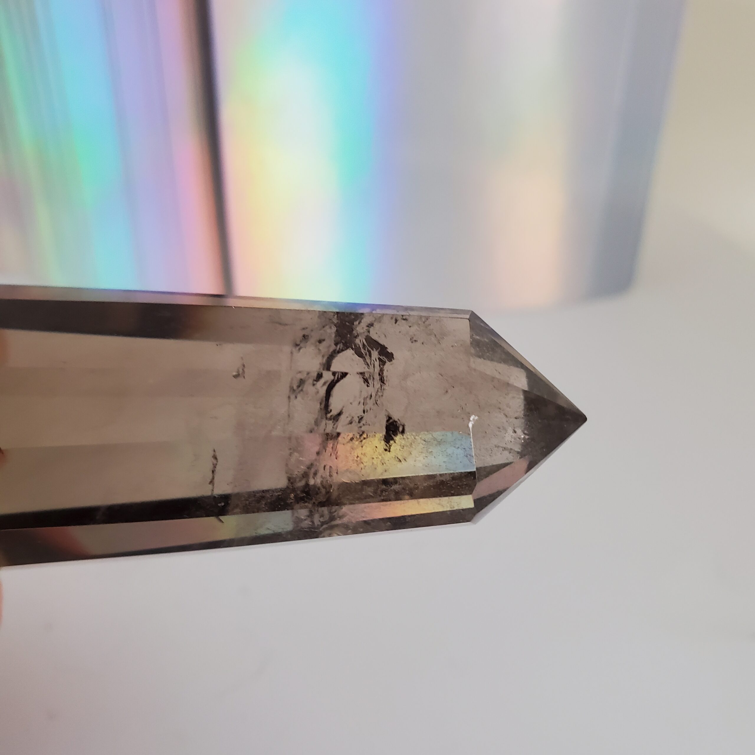 smoky quartz vogel wand #1