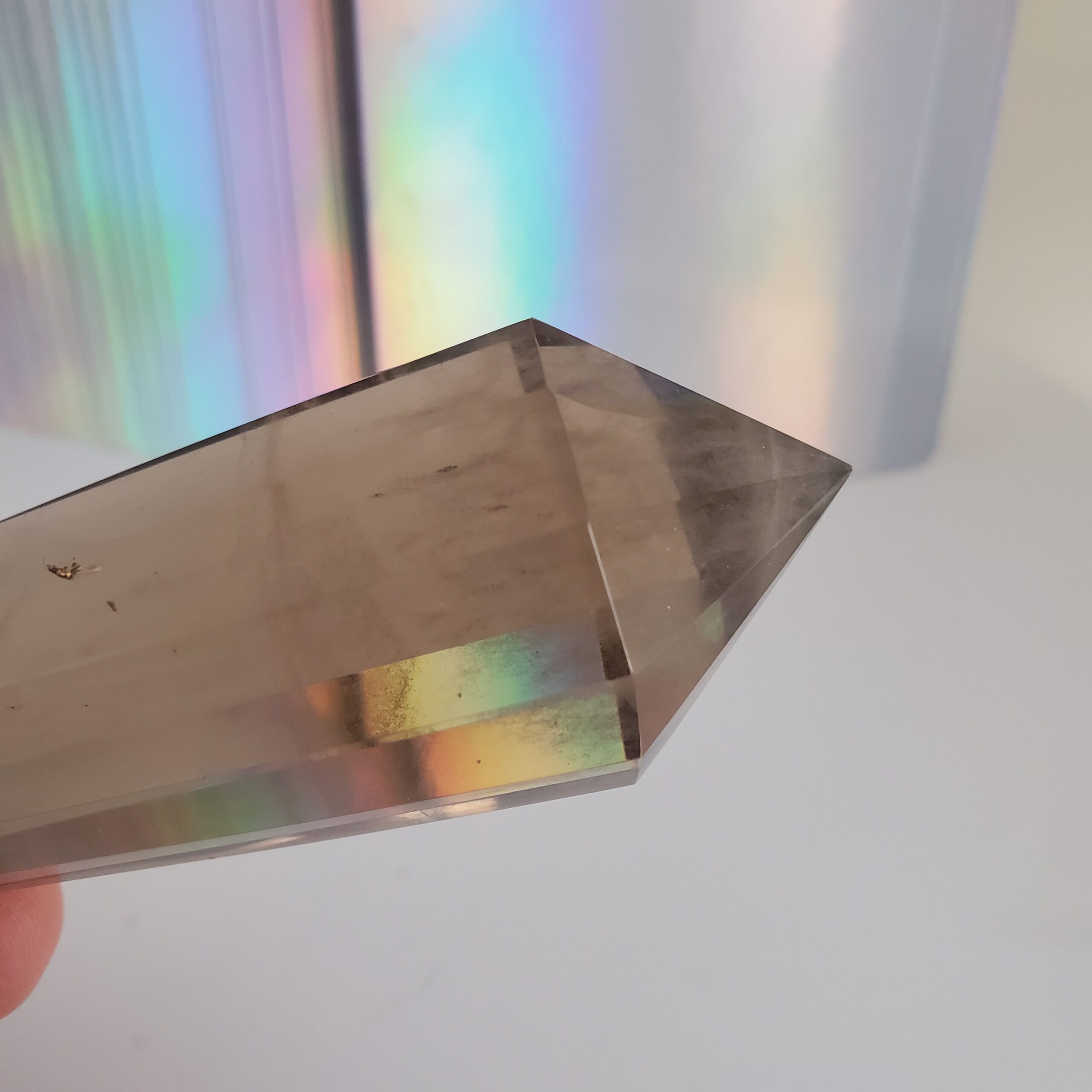 smoky quartz vogel wand #1
