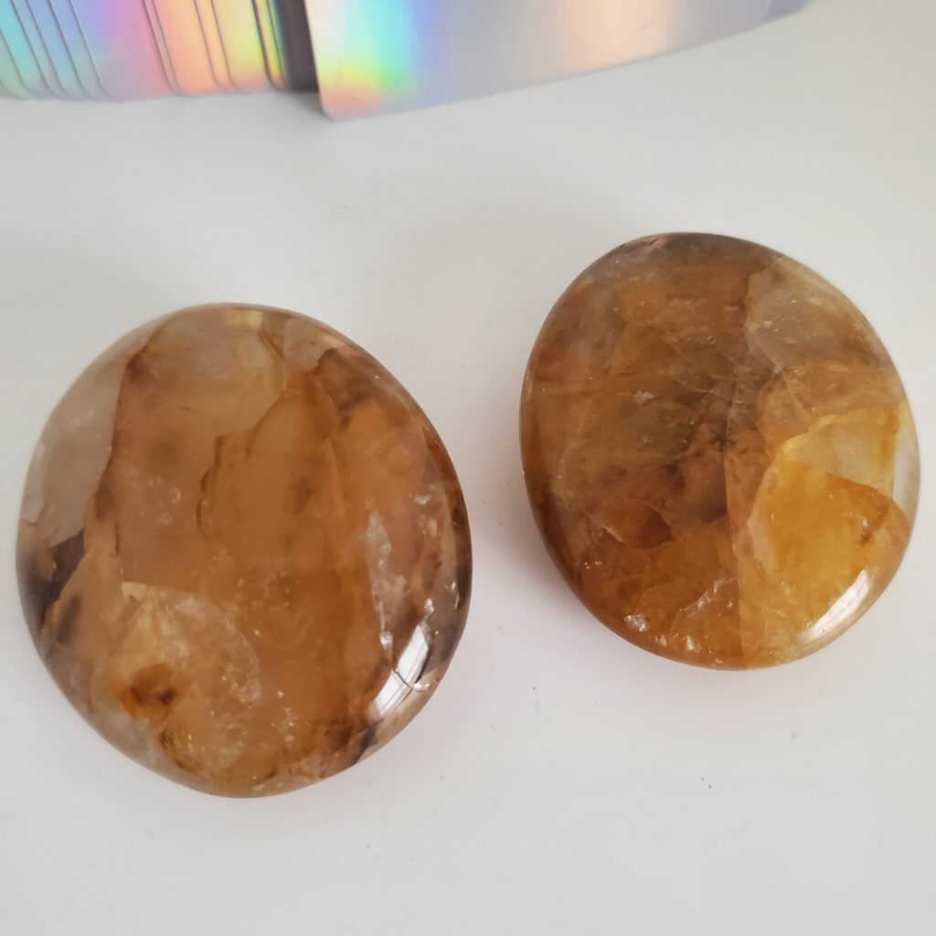 golden healer palm stone