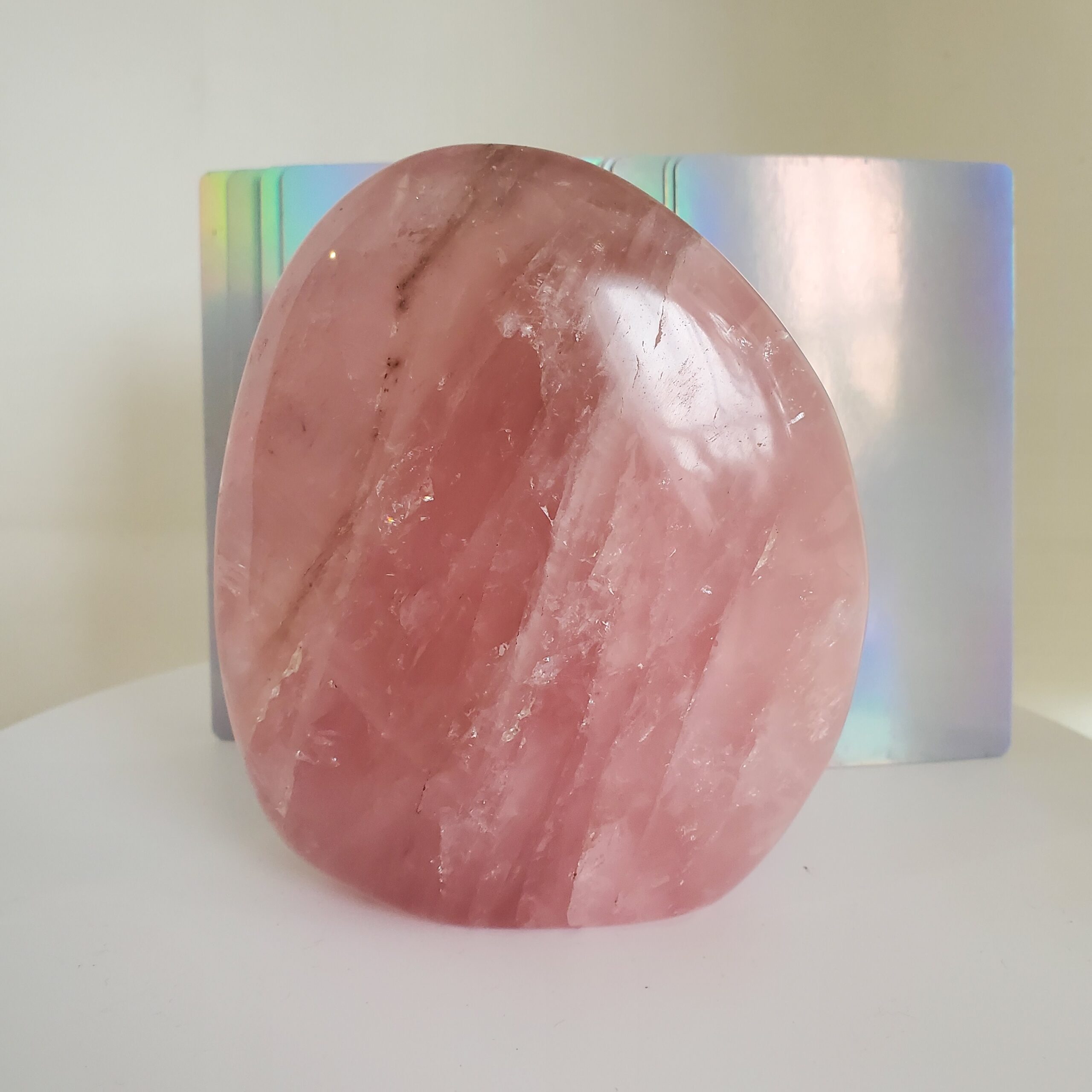 rose quartz freeform