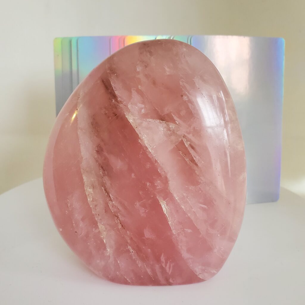 rose quartz freeform