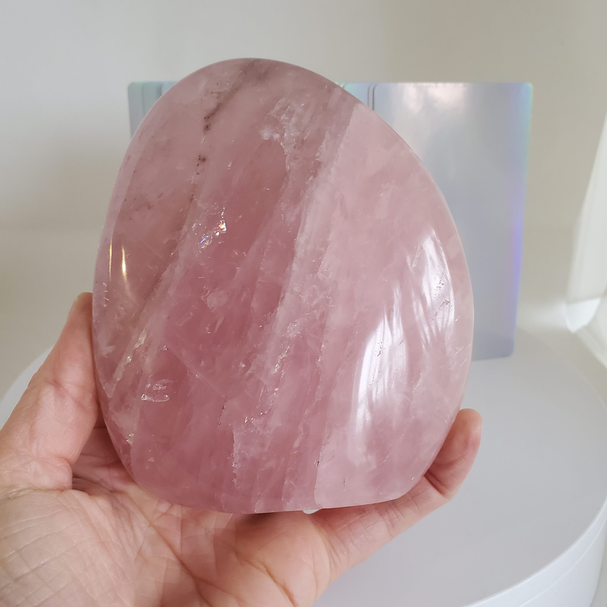 rose quartz freeform