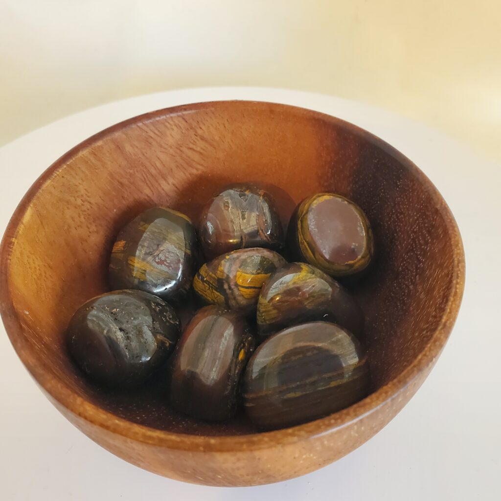 tiger iron tumbled